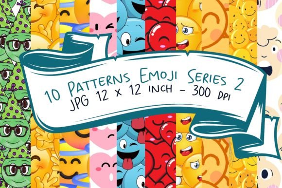 Bundle Patterns Emoji Series 2: A Practical Digital Paper Resource for Diverse Creative Projects