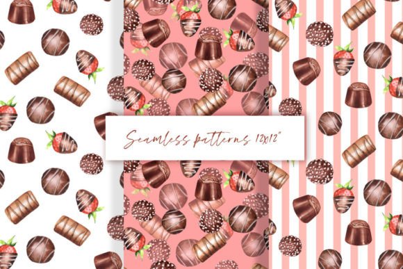 Chocolate Seamless Patterns: Elevating Creative Projects with Gourmet-Inspired Digital Design