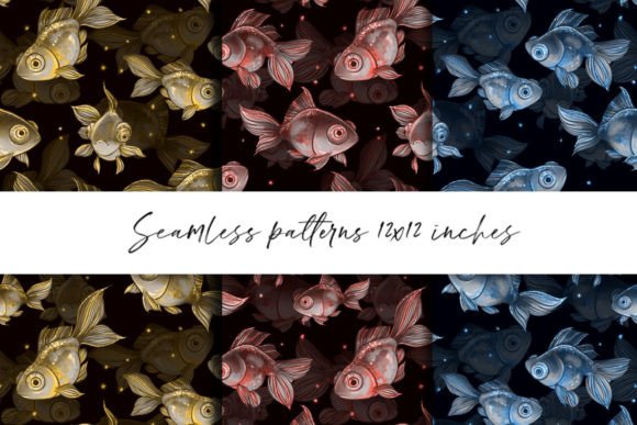 Fish Seamless Patterns: High-Resolution Digital Resources for Creative Crafters