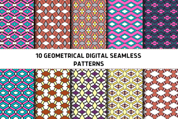 Geometrical Seamless Patterns Bundle 01: A Practical Evaluation for Designers and Creators