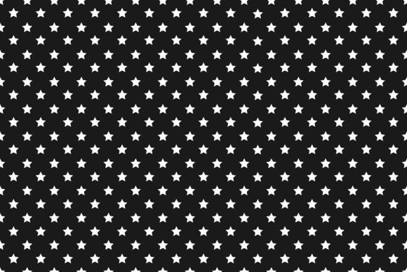 Seamless Star Patterns on Dark Background