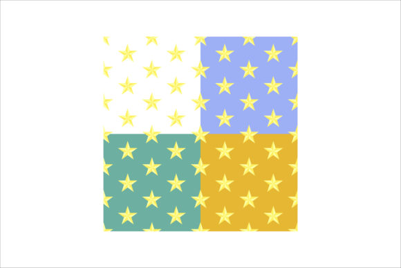 Set of Seamless Patterns with Golden Fiv: A Versatile Design Resource for Textile, Branding, and Ornamental Applications