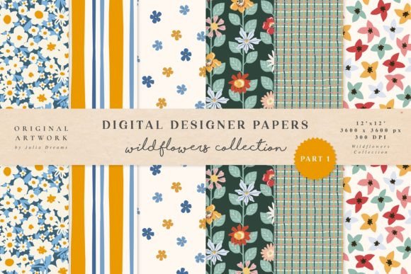 Wildflowers Seamless Patterns Part 1: A Strategic Asset for Purpose-Driven Design